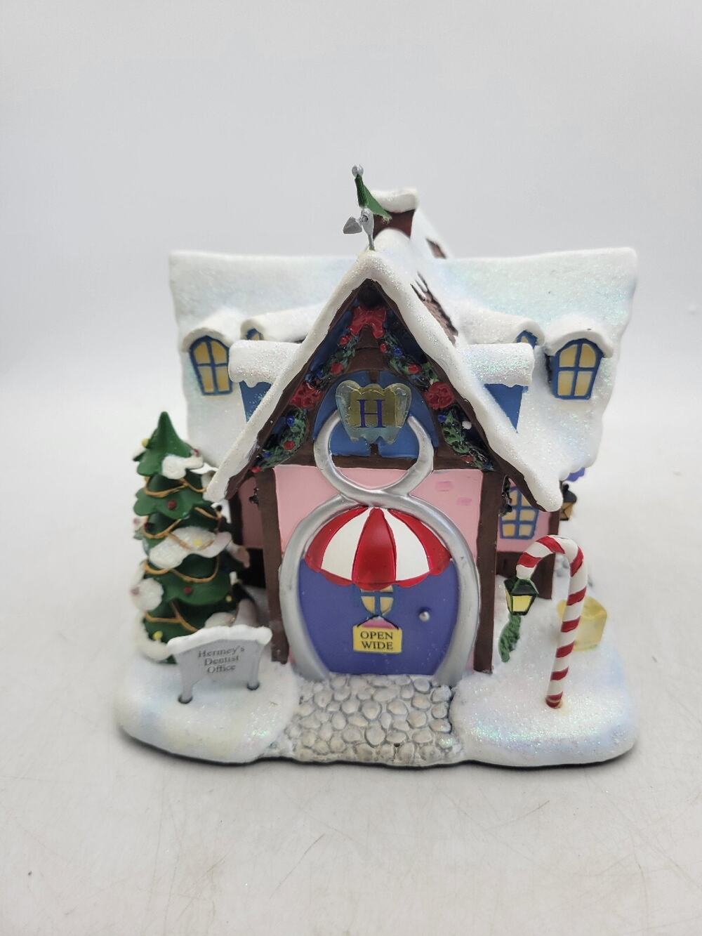 Hawthorne Village Rudolph's Christmas Town Hermey's Dentist Office W/light *READ